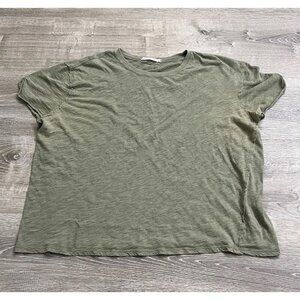 We The Free T-Shirt Women’s Sz M Olive Green Short Sleeve Box
